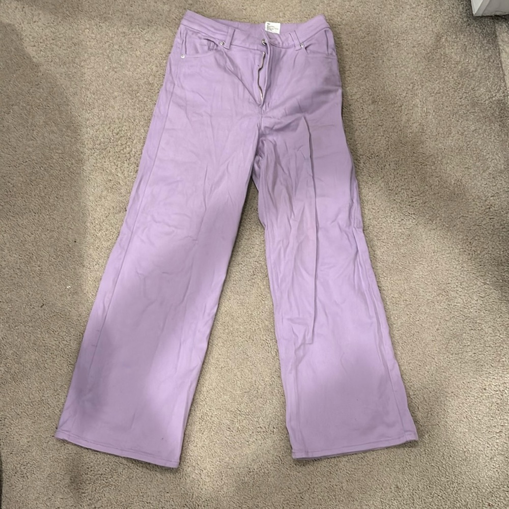 H&M Divided periwinkle straight jeans size 10